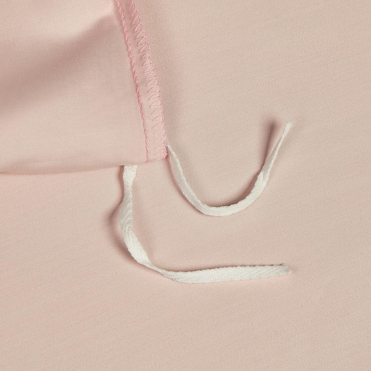 Biancheria da letto in bambù, 135 x 200 cm, rosa, rosa chiaro, estate, inverno, rinfrescante, in fibre di bambù lucido Lyocell, set di biancheria da letto traspirante, in bambù, 2 pezzi, copripiumino
