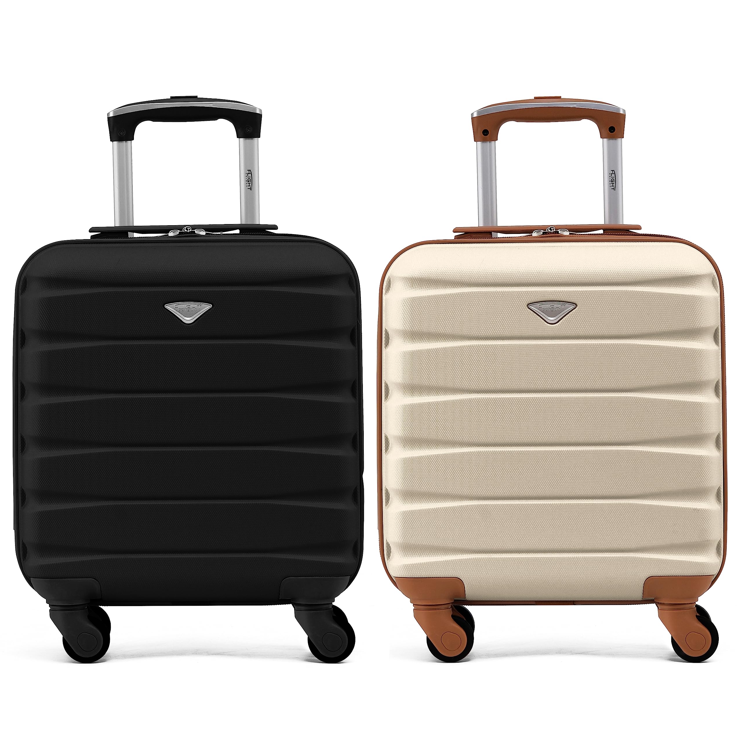 Flight Knight Suitcase Set of 2 Lightweight 4 Wheel ABS Hard Case Cabin Carry On Hand Luggage Approved for Over 100 Airlines Including easyJet, British Airways, Ryanair & Many More 55x35x20cm — view 148