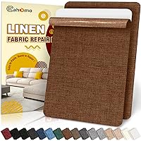 Vista 45 de Cahomo Cinta de reparación de lino de 4 x 79 pulgadas, parches de tela autoadhesivos, kit de cinta de parche de lino, cinta de reparación de tela