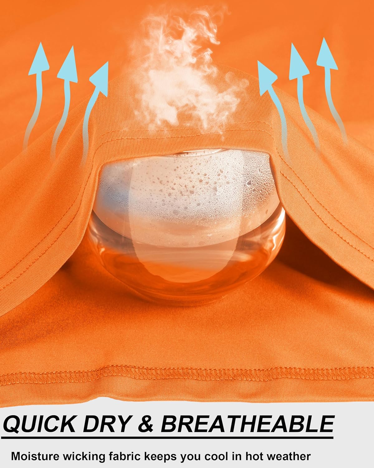 Men's Sleeveless Shirts UPF 80+ Quick Dry Tank Tops Workout Gym Muscle Shirts for Running Swim Summer - Image 3