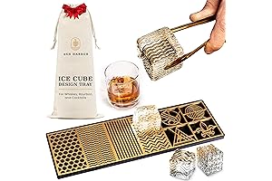 Ash Harbor Distinct Whiskey Ice Cube Maker Tray for Cocktails