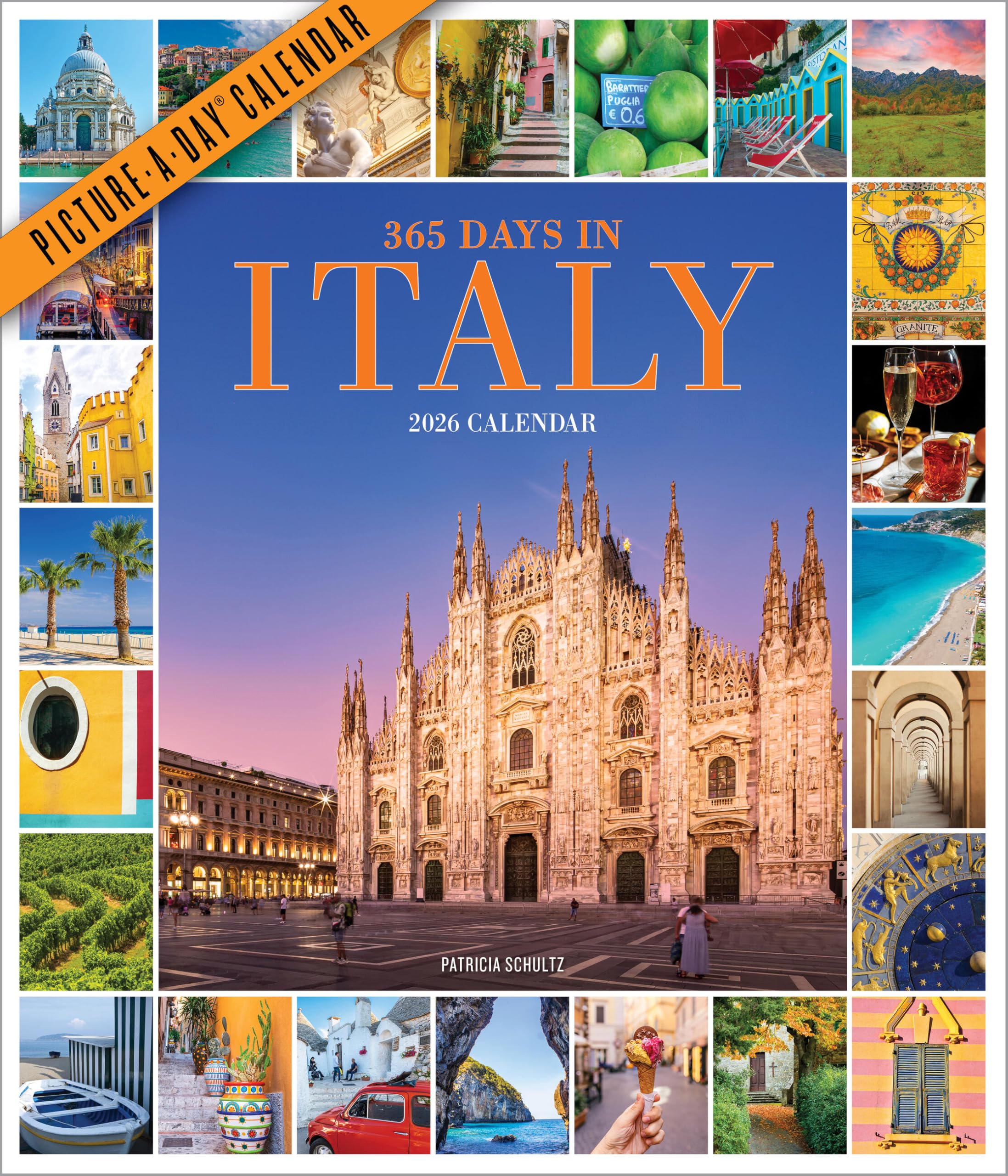 365 Days In Italy Deluxe Calendar 2026, Deluxe Calendars, Month To View, Gift