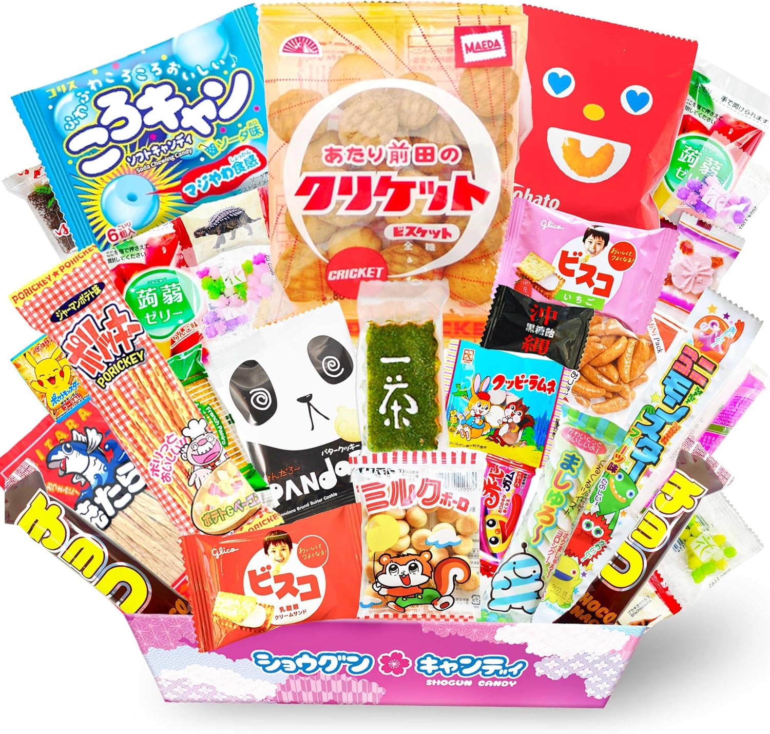 SHOGUN CANDY, Japanese Snacks & Japanese Candy Variety Pack 30 Pcs