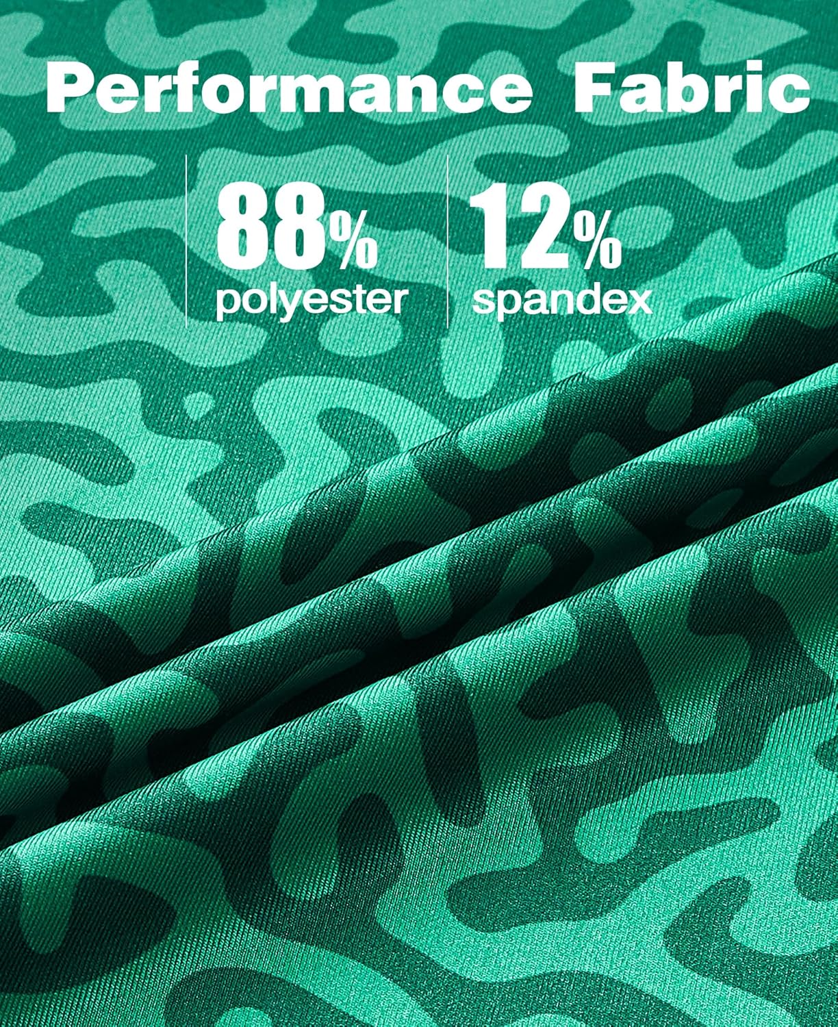 zeetoo Men's Polo Shirts Hawaiian Golf Polos Shirts Short Sleeve Performance Moisture Wicking Mens Golf Shirts - Image 5