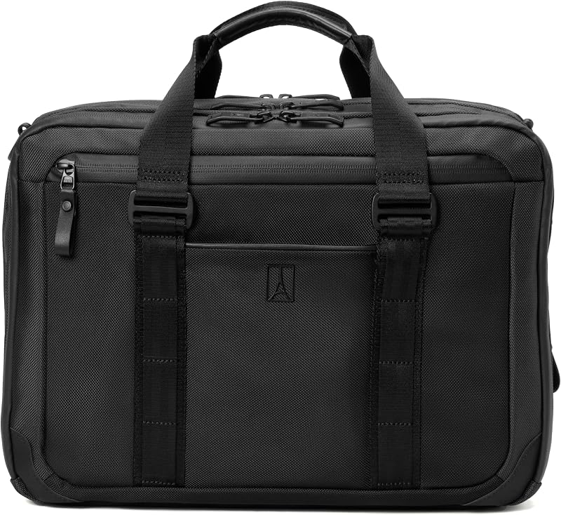 Braguita de expansión completa Altitude, negra, portátil de 16 pulgadas | Bolsa de negocios con 16 ajustes resistente al agua para el trabajo y los viajes, hombres y mujeres