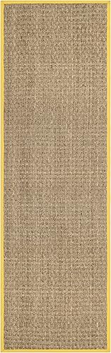 Vista 466 de SAFAVIEH Natural Fiber NF114A - Alfombra de hierba marina, tejido de canasta, con borde, para zonas de alto tráfico, sala de estar, dormitorio, 2