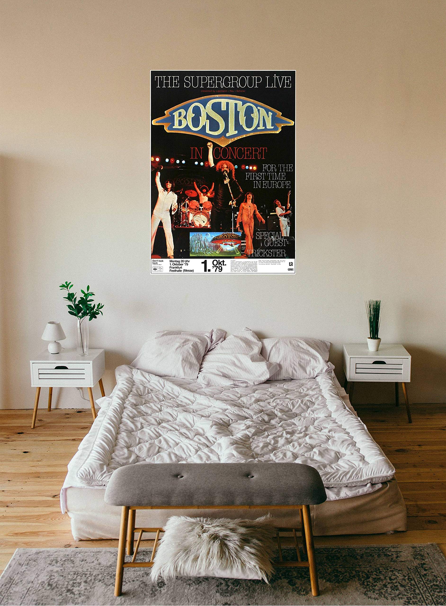 Boston - Dont Look Back, Frankfurt 1979 » Konzertplakat/Premium Poster | Live Konzert Veranstaltung | DIN A1 «