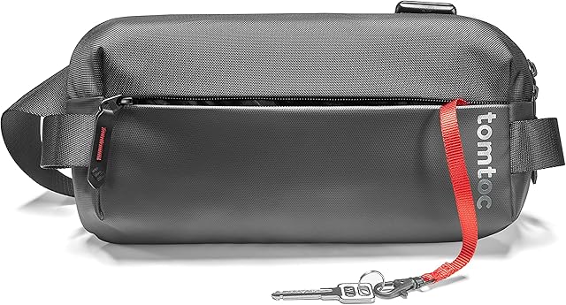 H02-A04 Sling Bag, Black, 8-inch