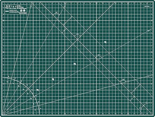Miniatura 9 de Elan Tapete de corte verde A0 A1 A2 A3 A4, tapete de manualidades de 5 capas, tabla de cortar autorreparación, tapete de arte, tapete de corte