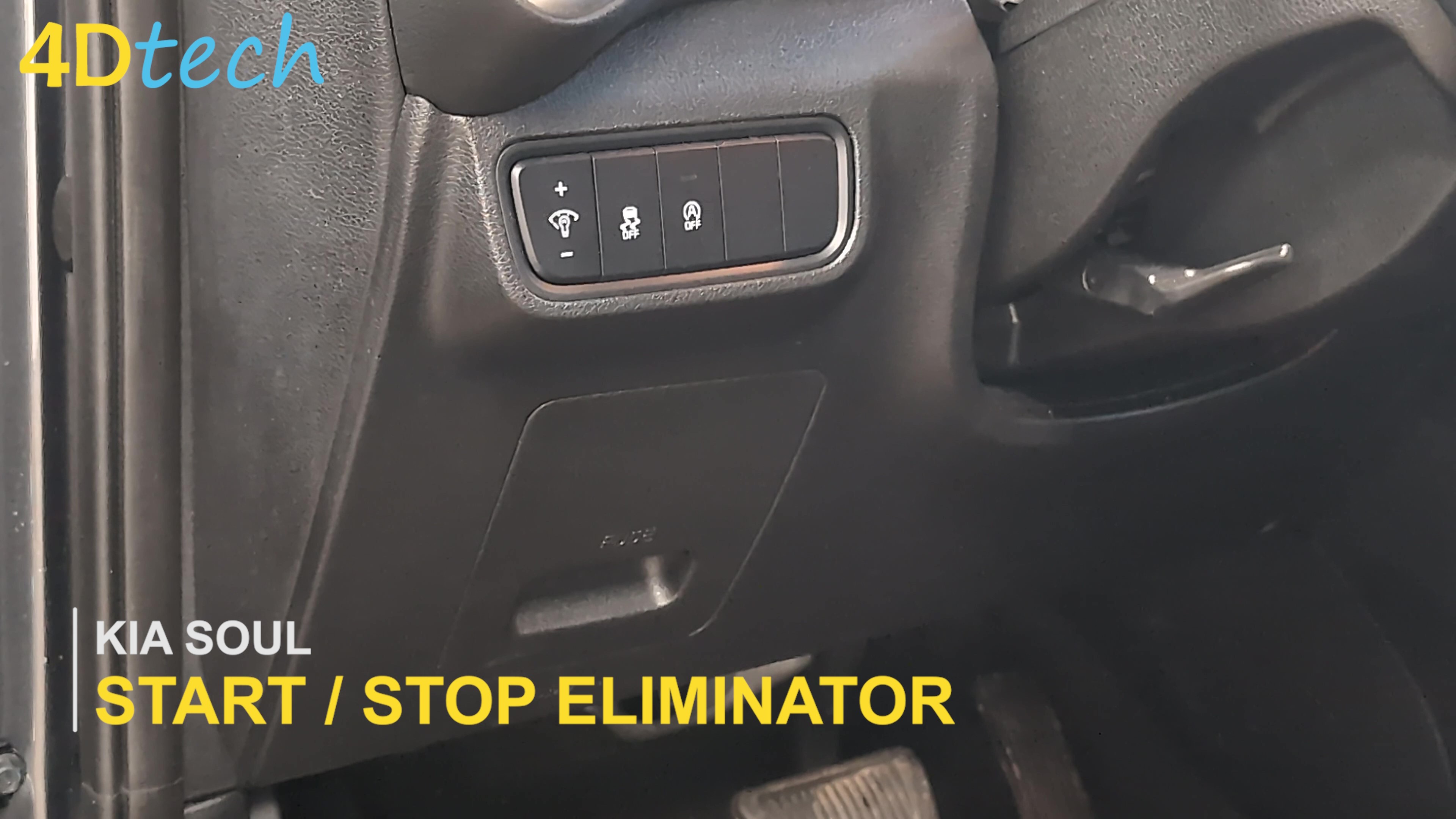 4D Tech Auto Start Stop Eliminator For 2023-2025 Kia Sportage - Plug & Play, Disables Engine Auto Stop/Start