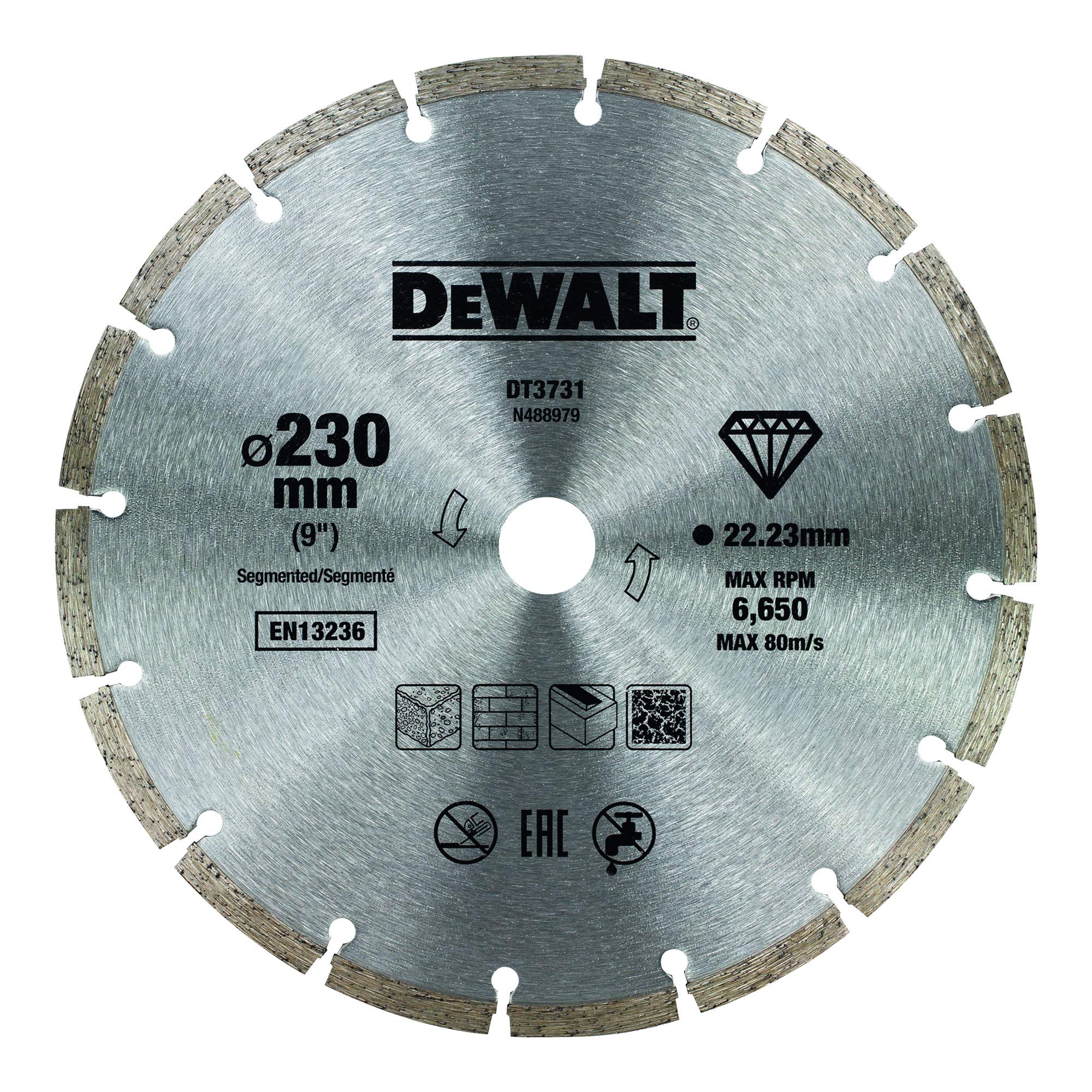 DeWalt Segmented All Purpose Diamond Cutting Disc 230mm