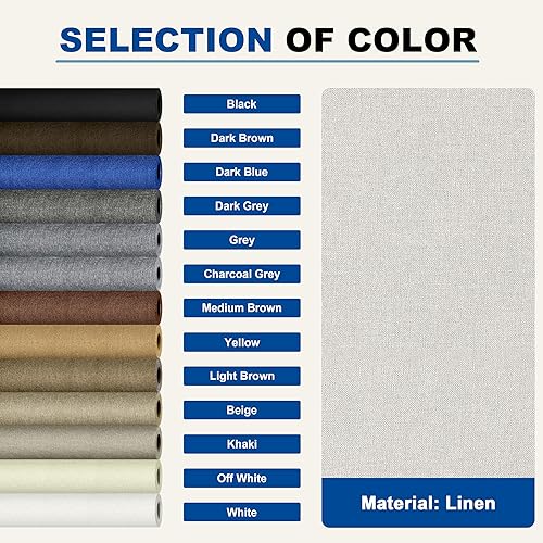 Vista 38 de Parches de reparación de lino grueso, parches de tela de lino autoadhesivos, 8 x 11 pulgadas, 2 unidades, multicolor, se pueden utilizar