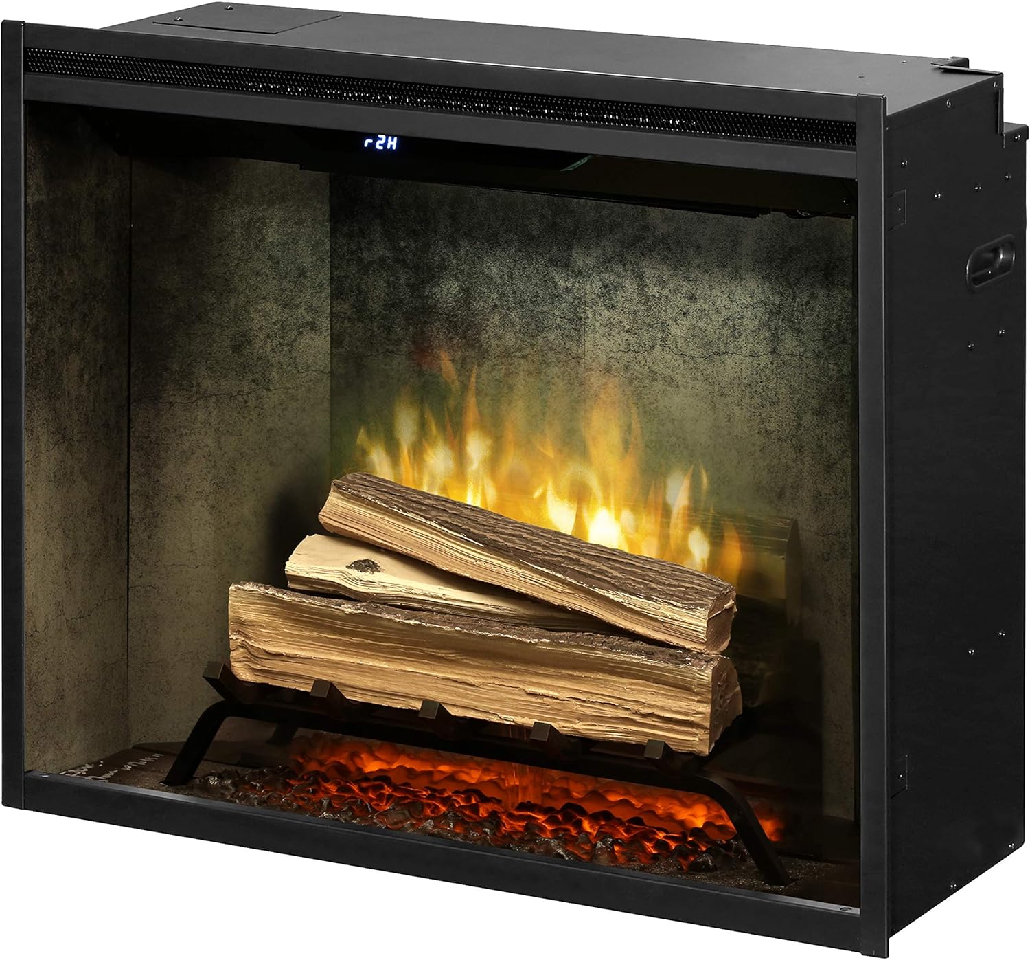 DIMPLEX X-RBFL30FC Set za drva ugrađen u ložište s teksturiranom stražnjom pločom