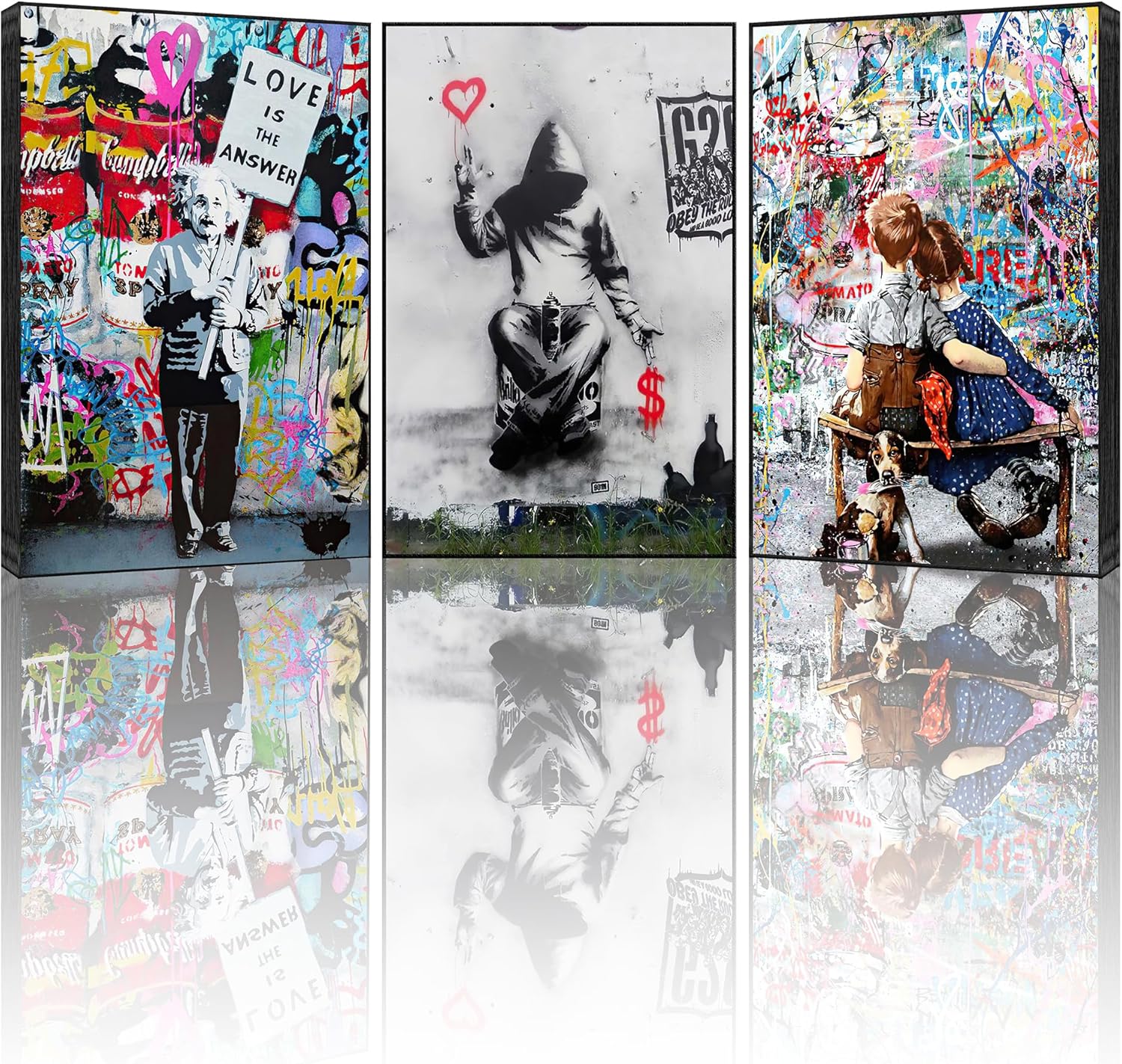 絵画 インテリア 絵 額付 ( 黒) 油絵 F3-G142023 風景 祈り希望 絵画