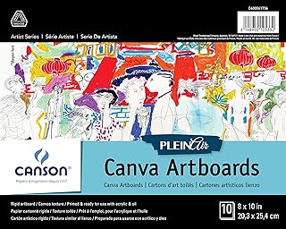 CANSON 400061736 Plein Air Art Board Canvas Pad, 8