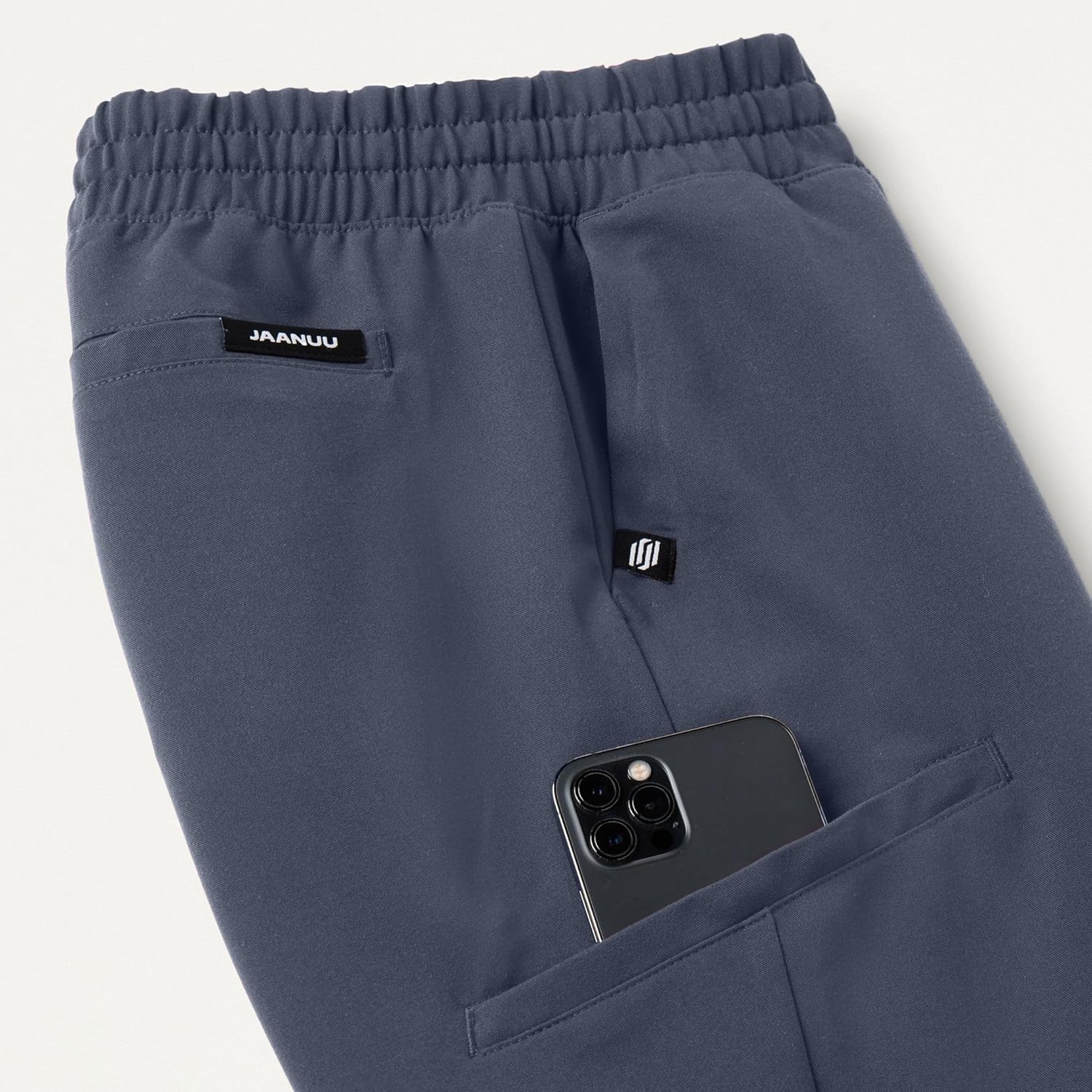 JAANUU Jace Women's 7-Pocket Skinny Scrub Jogger – UltraLAST Fabric, 4-Way Stretch, Moisture-Wicking, Wrinkle Resistant - Image 6