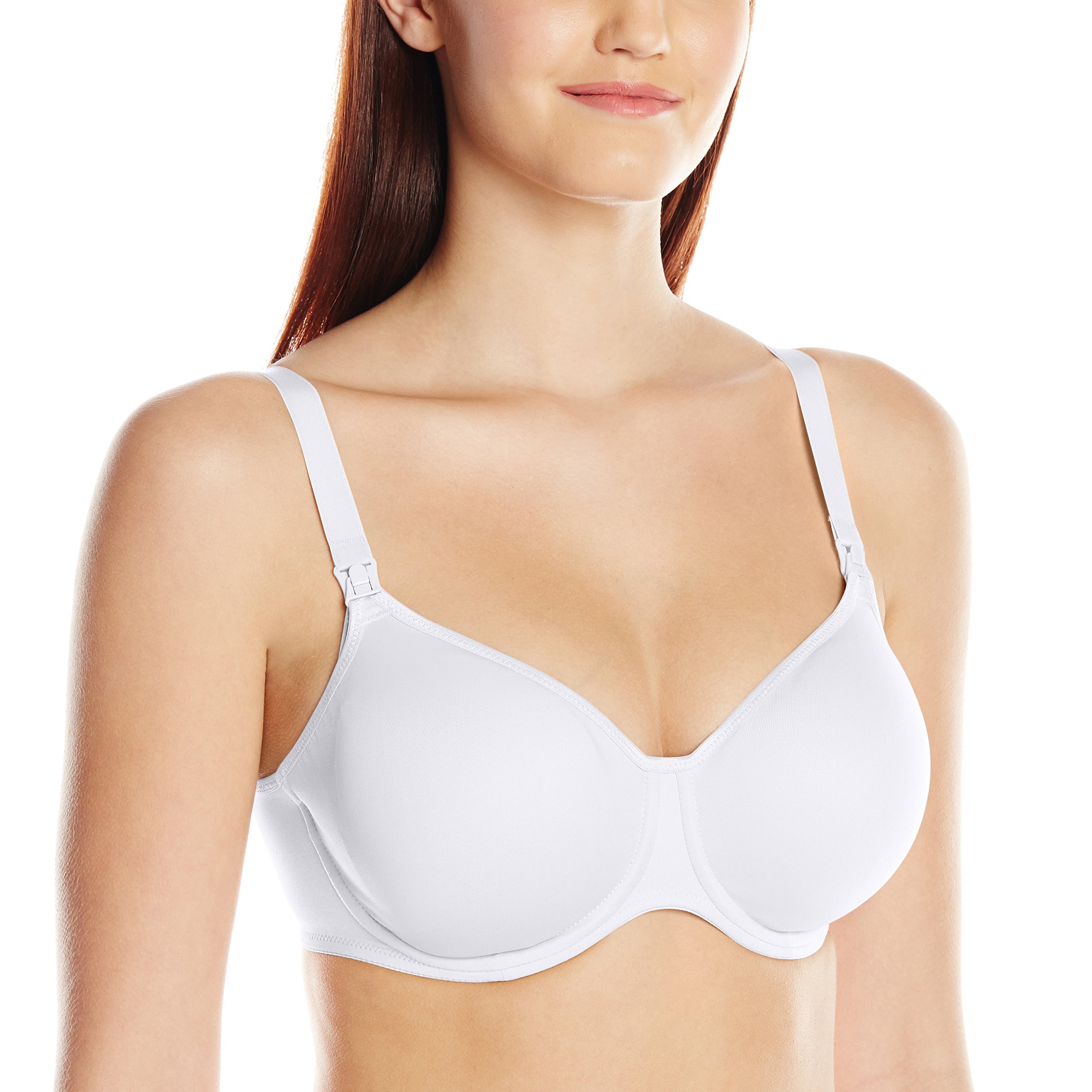 Anita Women's 5068 Seamless Underwired Nursing Bra, White, 32E
