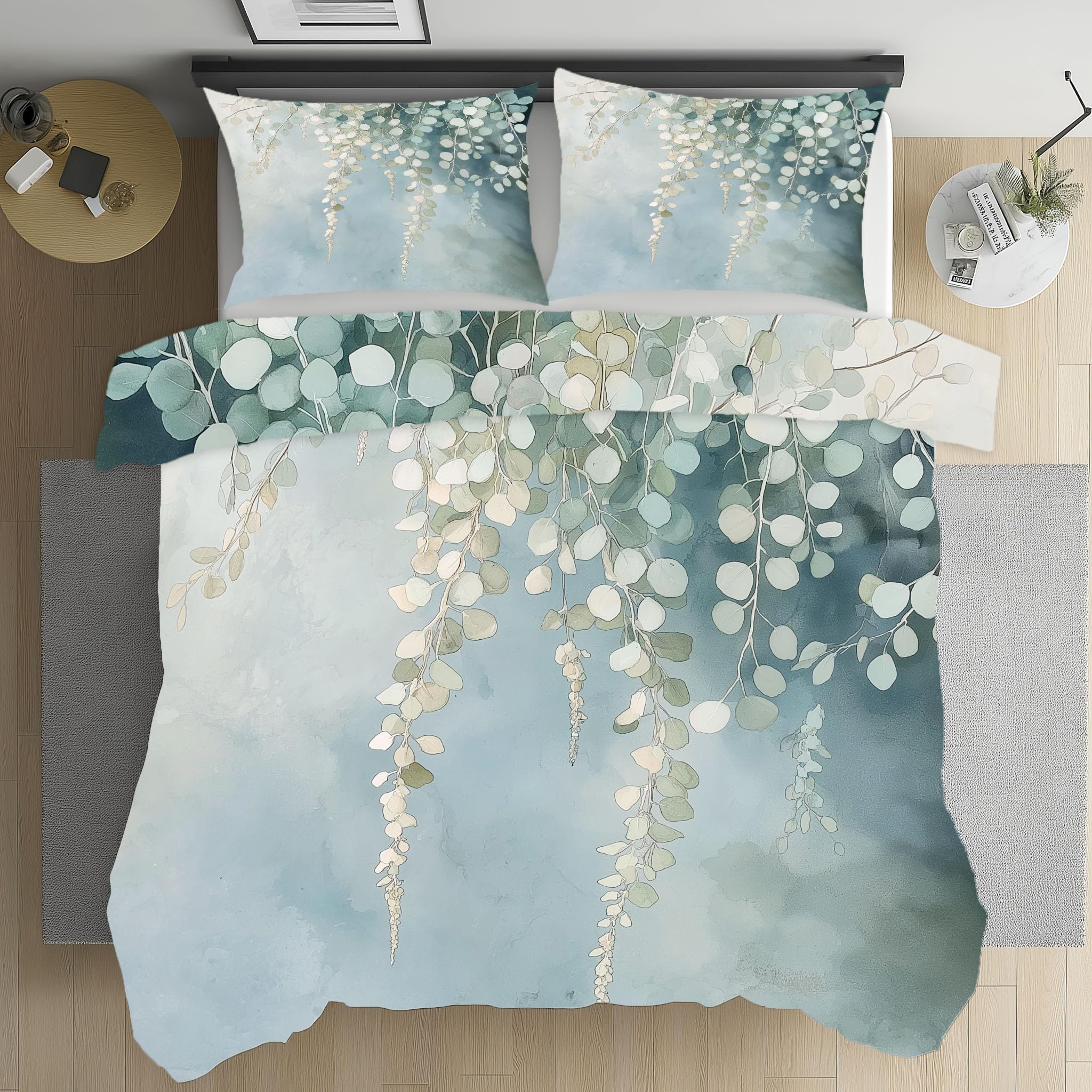 Housse de couette microfibre de qualité superieure 140x200 avec 2 taies 65x65