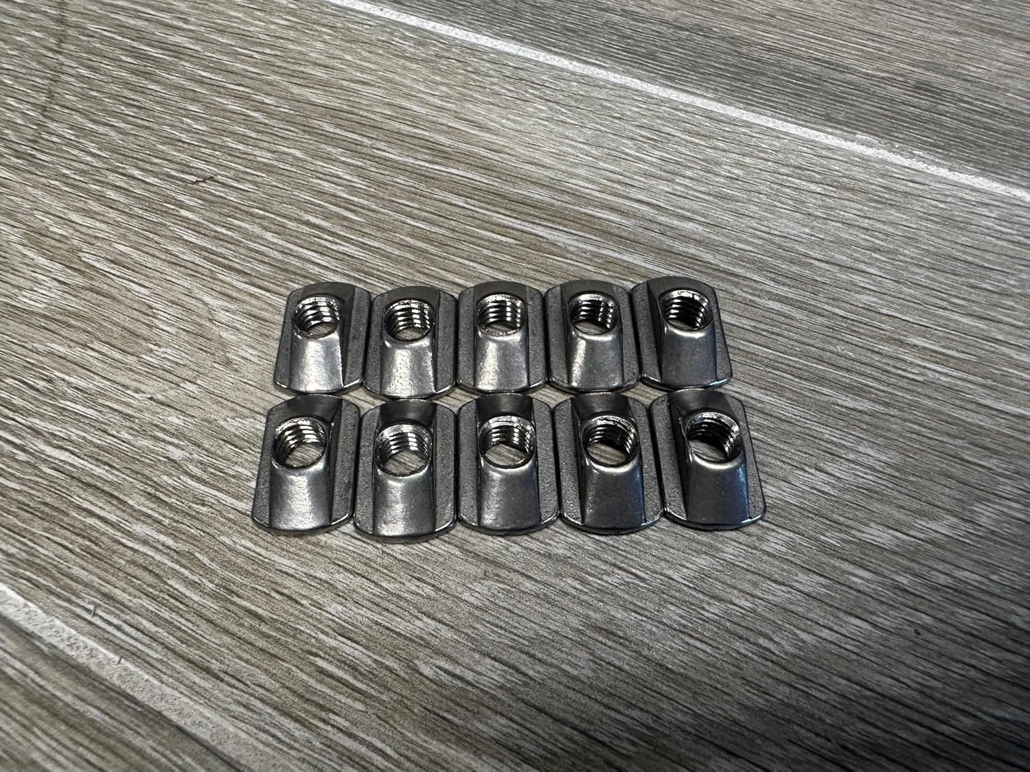 10 Pack Size M8 Hydrofoil Mounting T-Nuts for All Hydrofoil Tracks