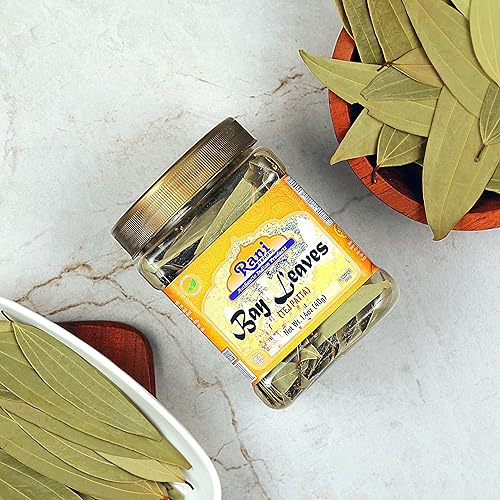 Miniatura 5 de Rani Bay Leaf (Leaves) Especias enteras seleccionadas a mano extra grandes de 1.4 onzas (1.41oz) Tarro de PET  Todo natural  Apto para gluten  Sin