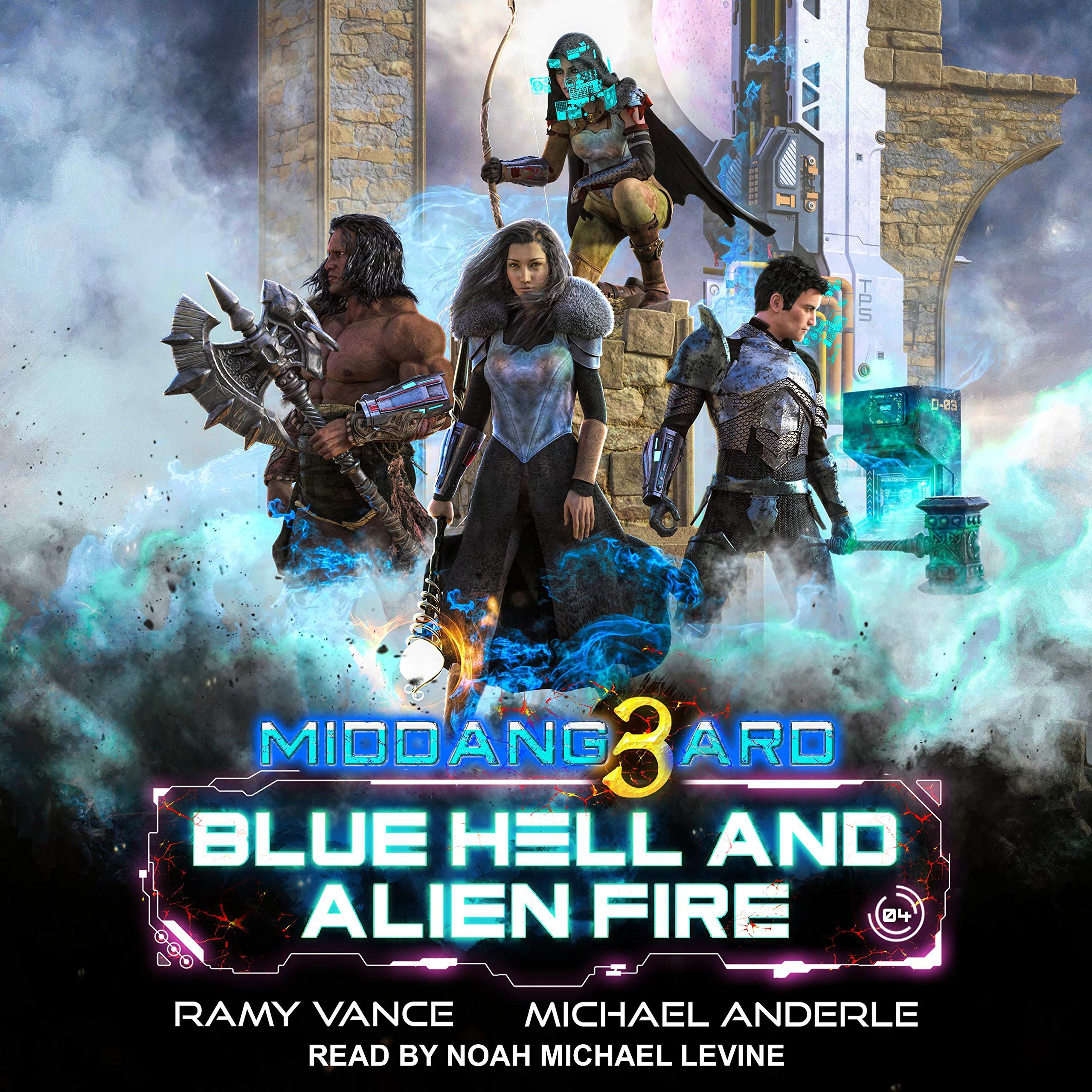 Cover art for Blue Hell and Alien Fire