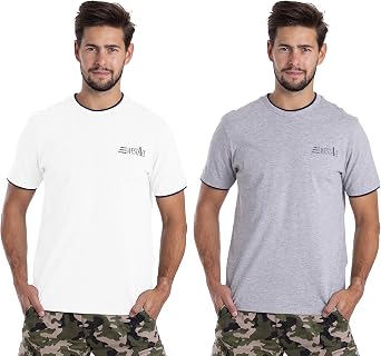 WESTACE Mens Crew Neck T-Shirt Slim Fit Short Sleeve Multiple Colored Pack Tops