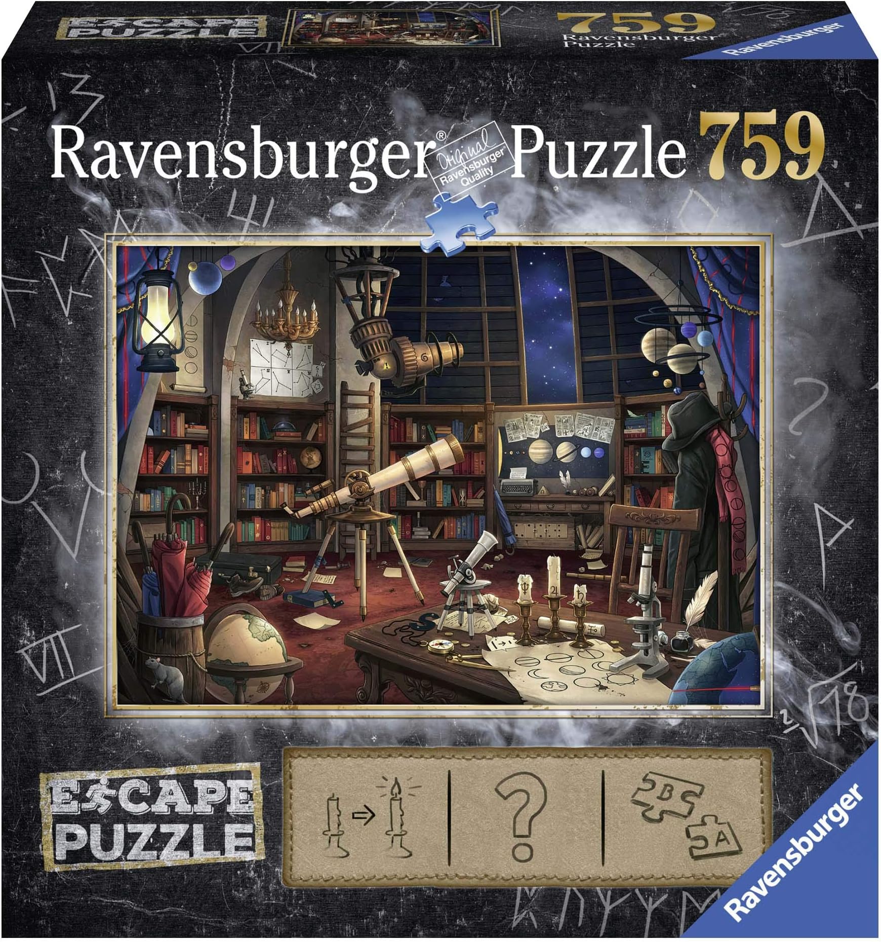 Ravensburger Space Observatory Escape Room Mystery Jigsaw Puzzlefor Adults and Kids Age 12 Years Up - 759 Pieces