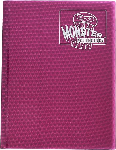 Monster - Álbum de tarjetas coleccionables de 9 bolsillos, 20 cargas laterales, disuasorio de robo, páginas acolchadas con capacidad para hasta 360 disponible en Yaxa Venezuela