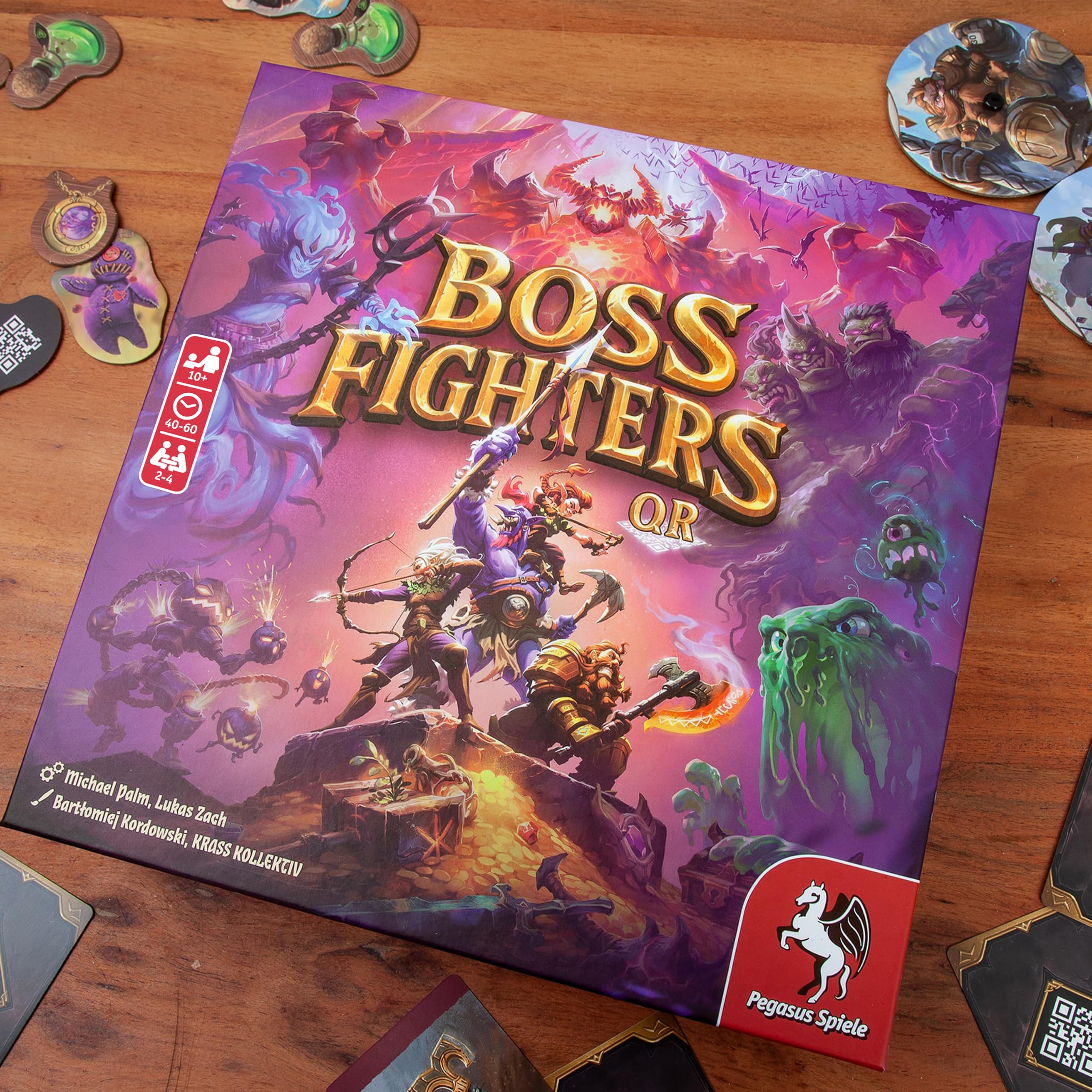 Asmodee – BOSS FIGHTER QR – Gioco da Tavolo Fantasy di Strategia