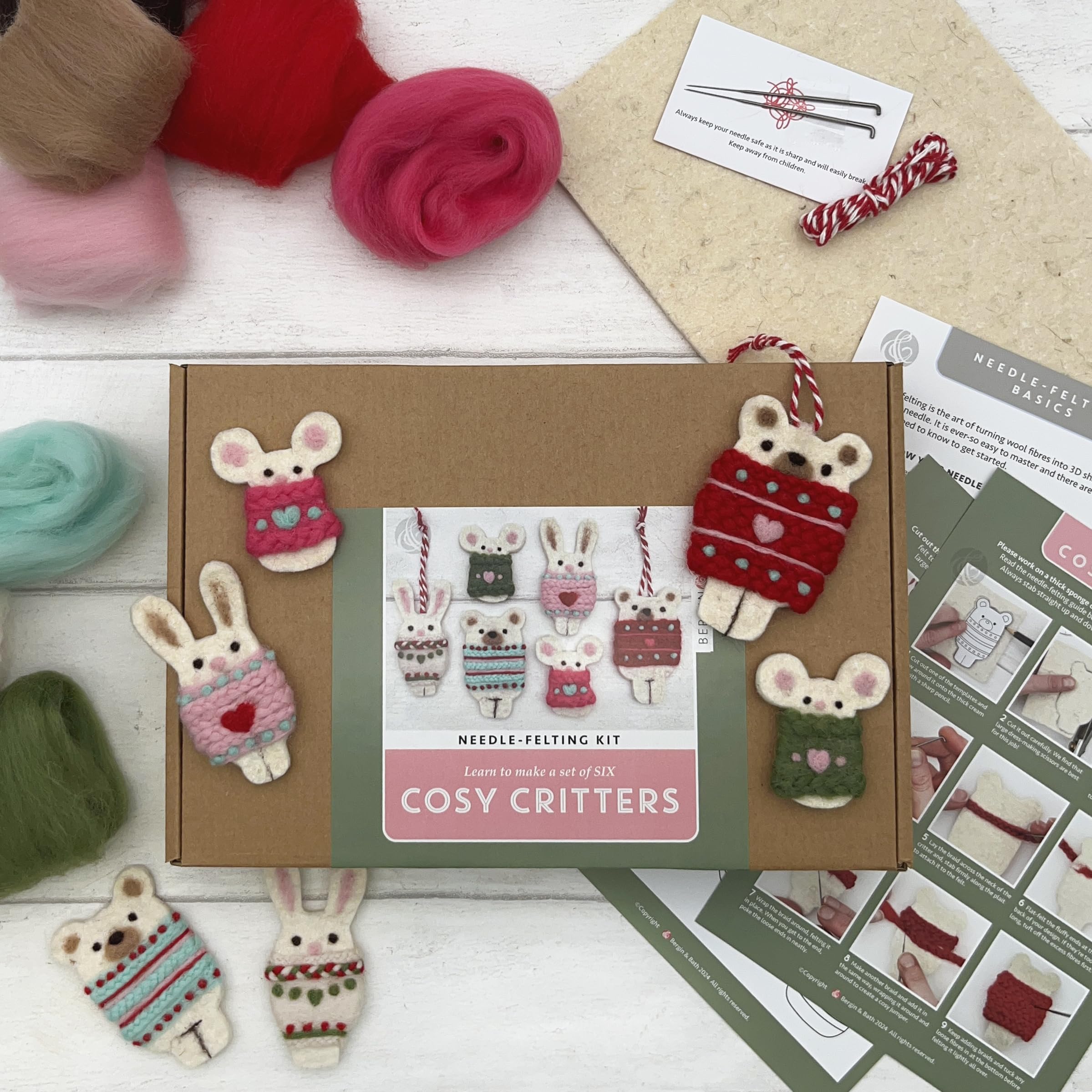 Bergin & Bath Needle Felting Kit - Image 2