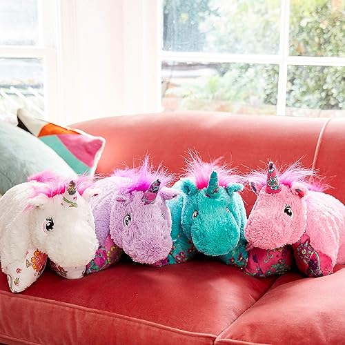 Miniatura 3 de Pillow Pets Unicornio rosa colorido - Juguete de peluche de 18 pulgadas