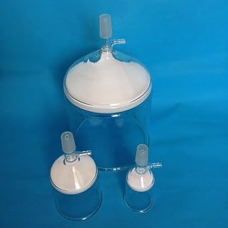 DONLAB 150ml Glass Buchner Funnel, Filter Funnel, with 10mm Vacuum Hose connetion