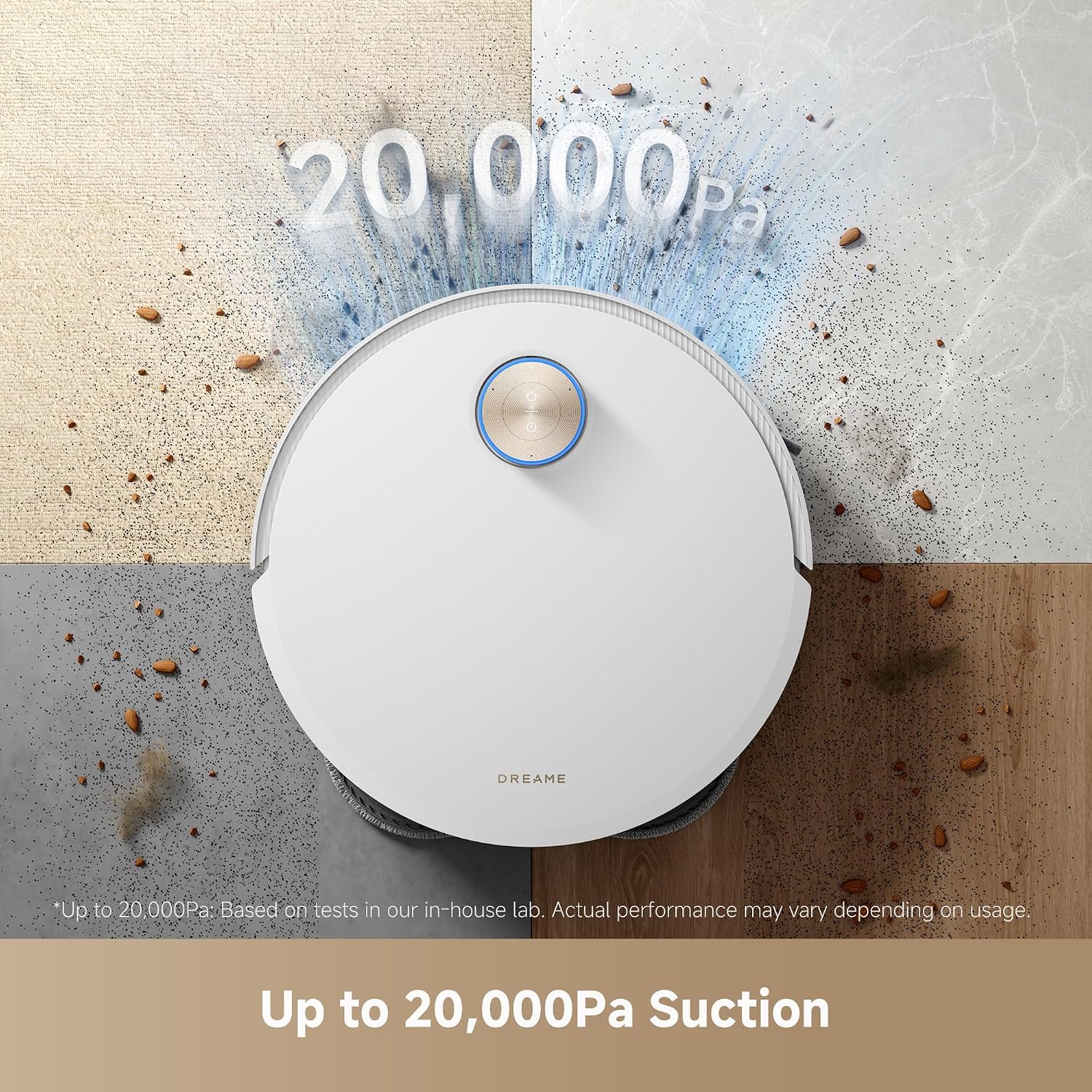DREAME X50 Ultra Robot Vacuum and Mop with Auto-Empty and Mop Self-Cleaning, 20,000Pa Suction, Obstacle Avoidance and 360° Navigation, Corner to Edge Deep Cleaning, Detangling Brush, view 13