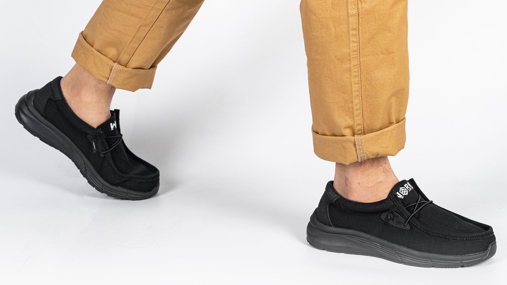 Black Warden Cotton Lined, Waterproof, Slip On Loafers. Size 47/48 Maxwell Sheep Skin Penny Loafers - Black | Martin Dingman main image 4