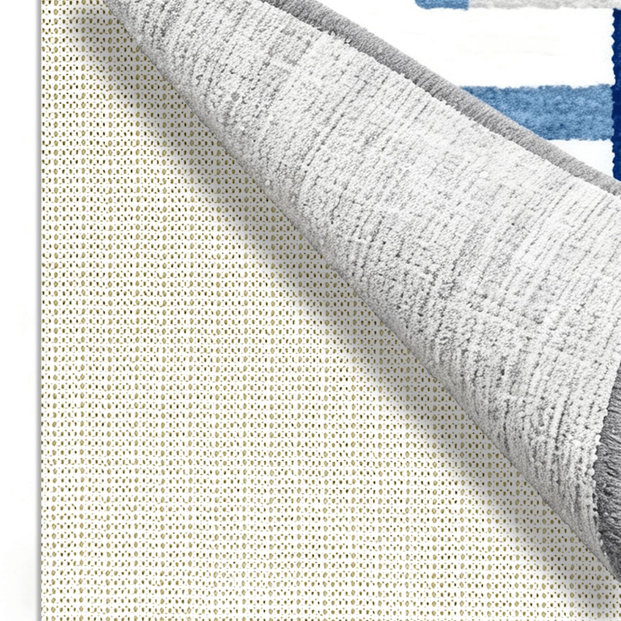 Sottofondo Antiscivolo 195 x 195 cm Rivestimento Antiscivolo Moquette Sottotappeto Base Resistente e Tagliabile per Tappeti, Tovaglie e Molto Altro Ancora, bianco
