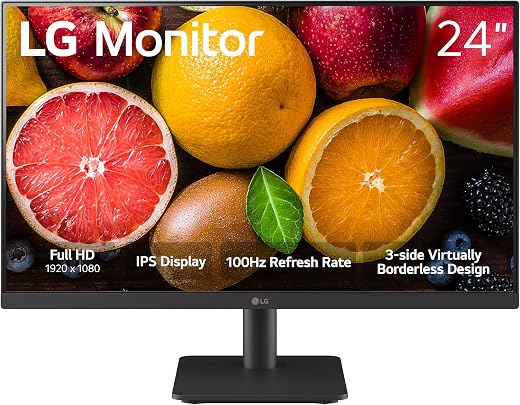 Irresistible Deals LG 24MS500-B 24 inch IPS FHD (1920×1080) 100Hz 5ms Reader Mode Borderless Design OnScreen Control Black Stabilizer DAS Crosshair HDMI Black Irresistible Deals LG 24MS500-B 24 inch IPS FHD (1920×1080) 100Hz 5ms Reader Mode Borderless Design OnScreen Control Black Stabilizer DAS Crosshair HDMI Black