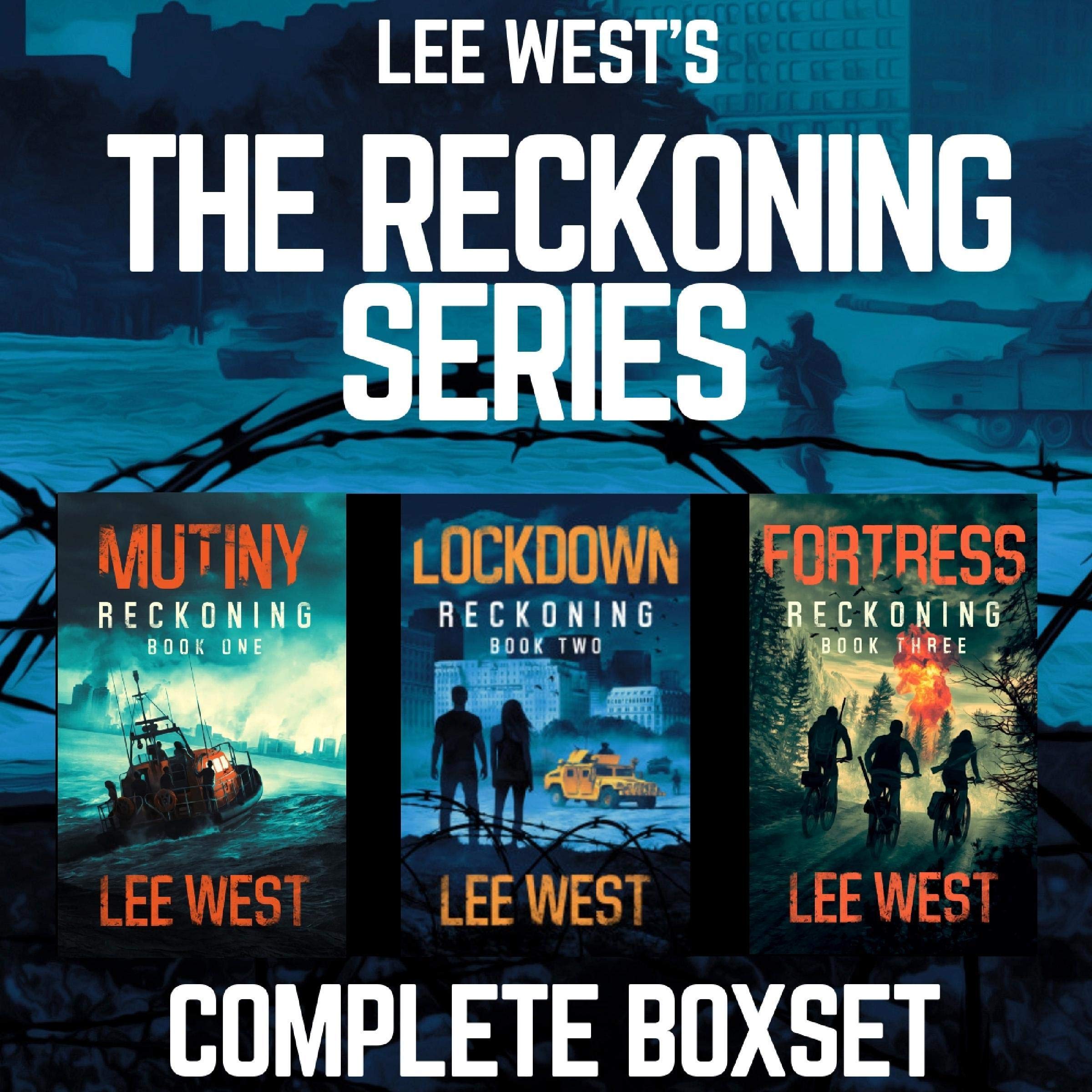 Cover art for The Reckoning Series Complete Boxset (Books 1-3): A Post Apocalyptic-Dystopian EMP Attack Thriller