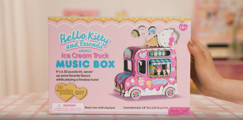 Amazon.com: Hands Craft Hello Kitty and Friends 3D Wooden Puzzle