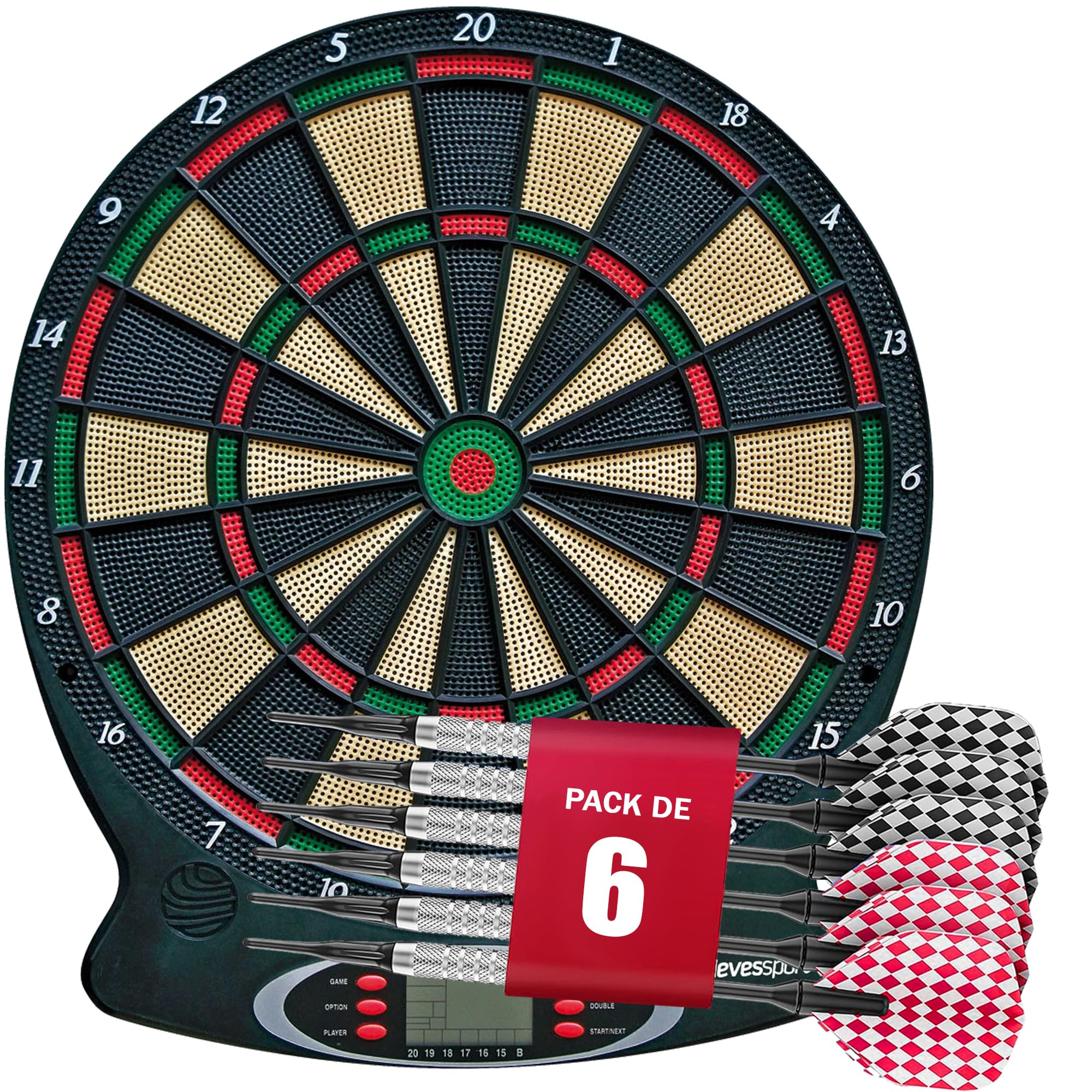 Devessport Orion Electronic Dartboard | with 18 Sets and 159