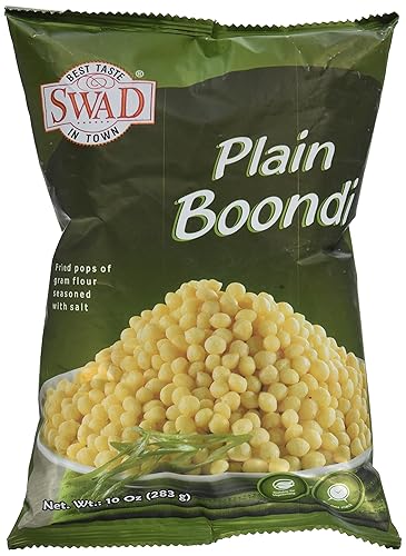 Great Bazaar Swad Plain Boondi Snacks, 10 onzas