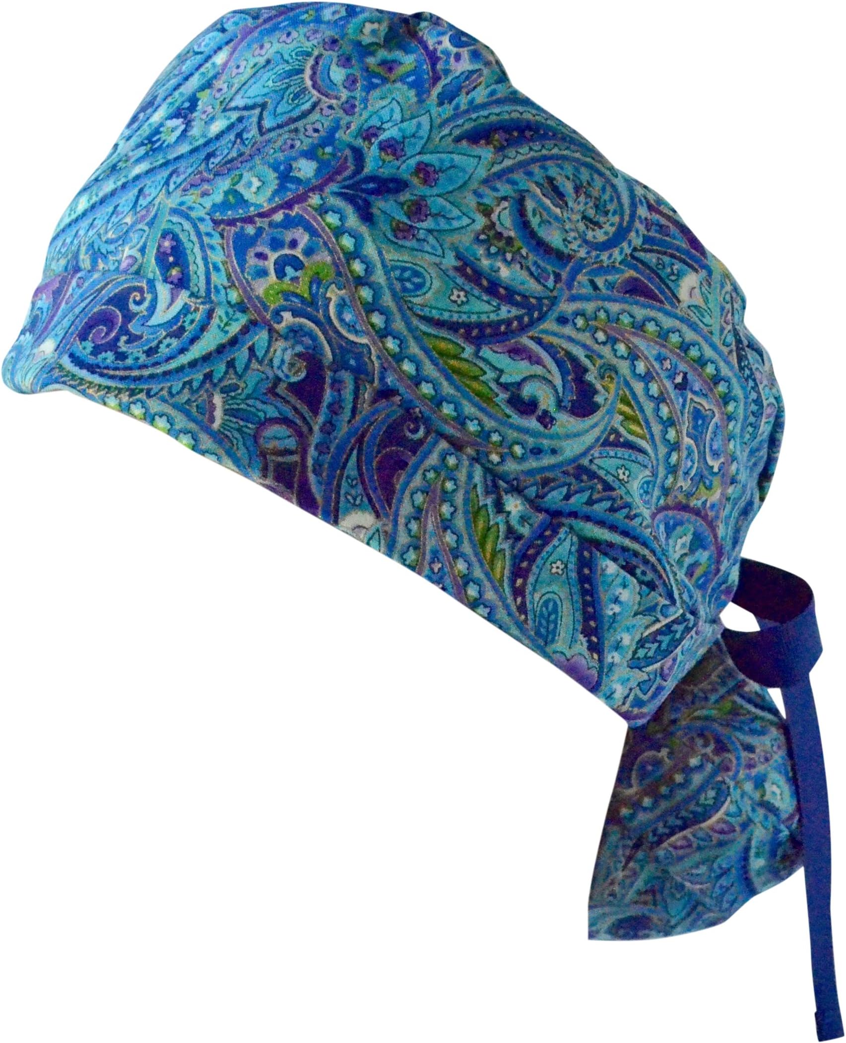Womens Pony Tail Scrub Hat 2, Cap, Many Pattern Choices