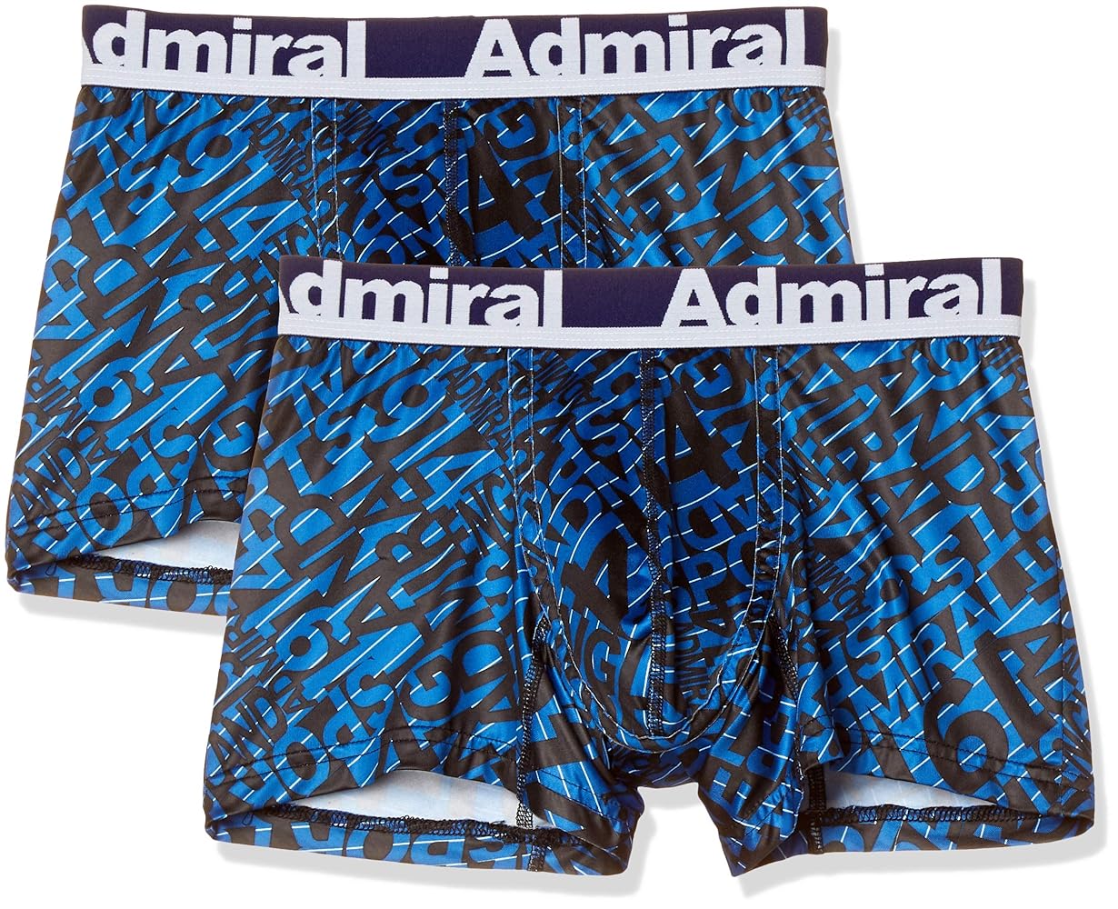 Admiral Mサイズ　ブルー Amazon | [アドミラル] ボクサーパンツ 2枚組 メンズ ライト