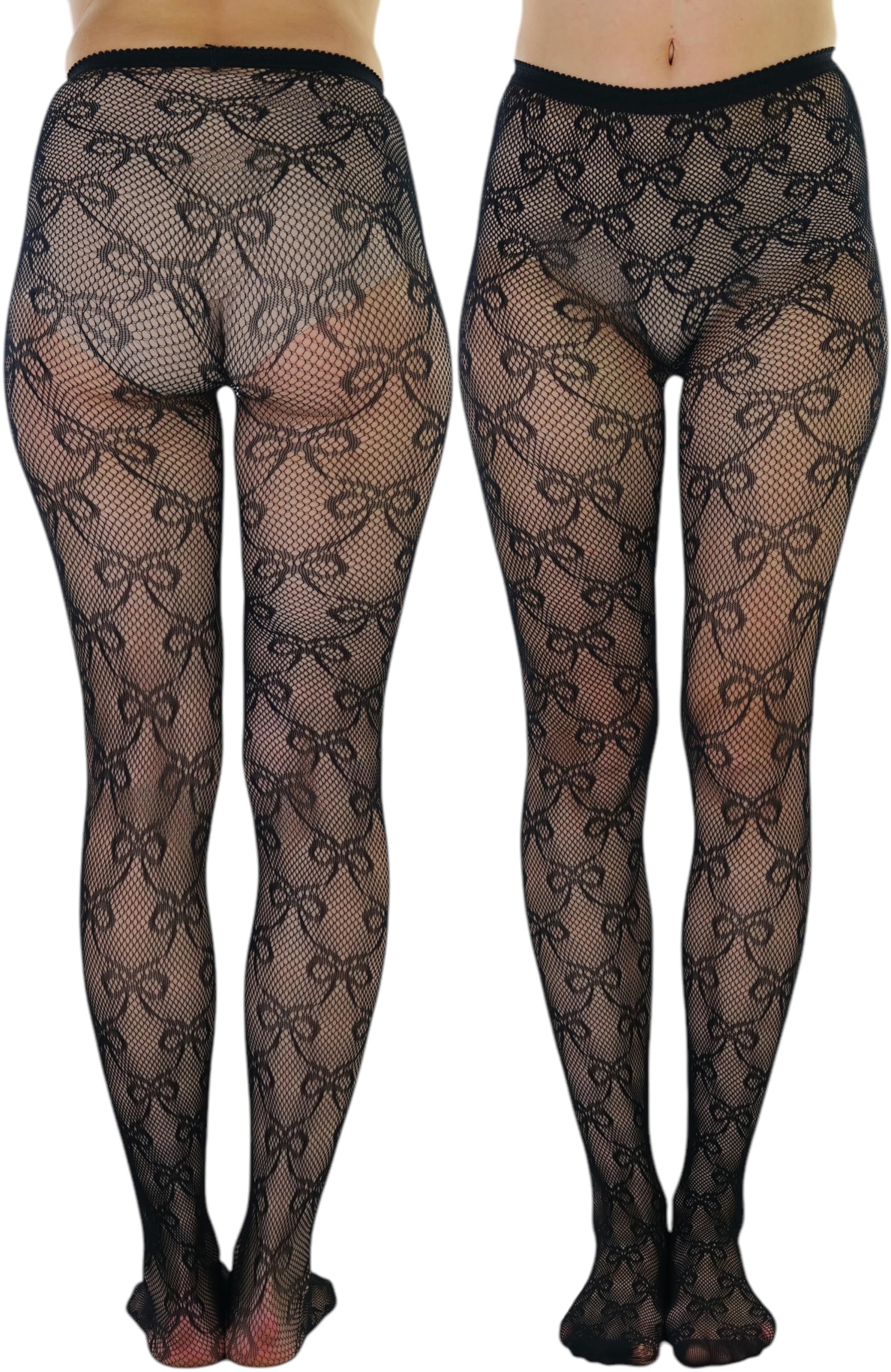 ToBeInStyle Women’s Sexy Vibrant Fine Classic Fishnet Full Footed Pantyhose