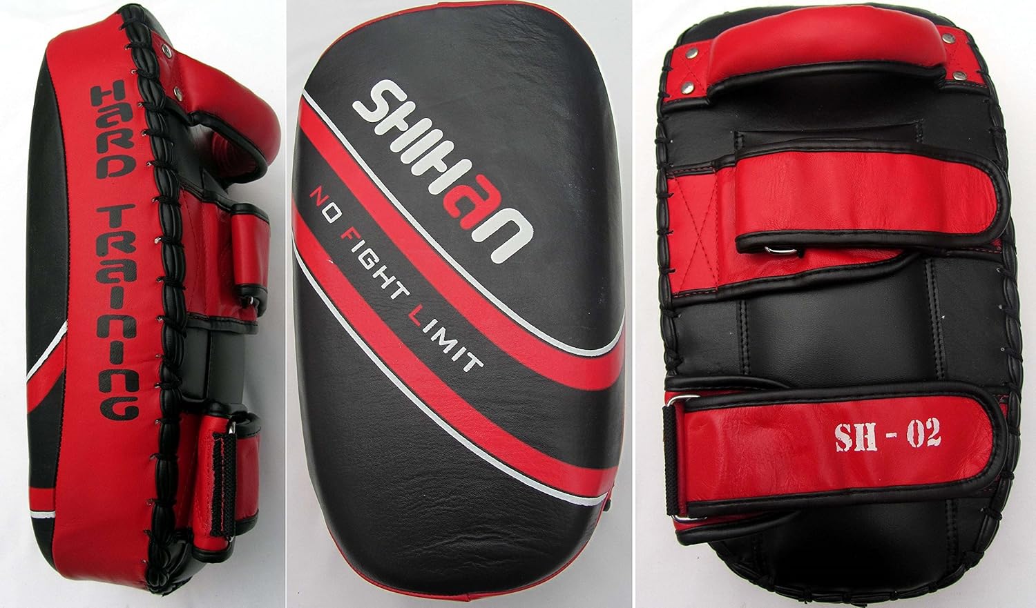 SHIHANChamp Exclusive Leather Thai Pad, RED Sold Single
