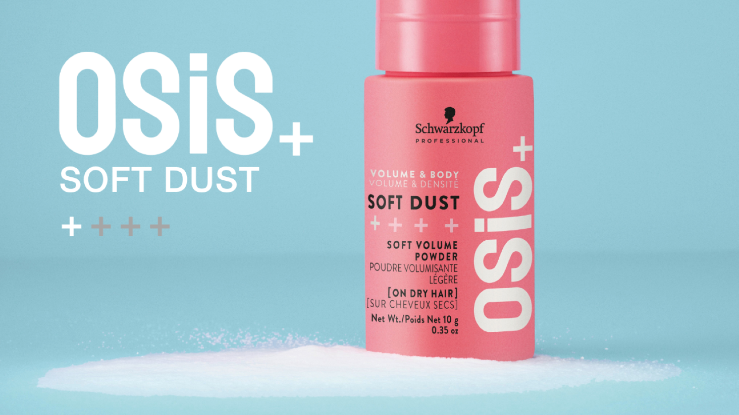 OSiS+ Soft Dust - Lightweight Volume Powder for Root Lift & Natural Shine