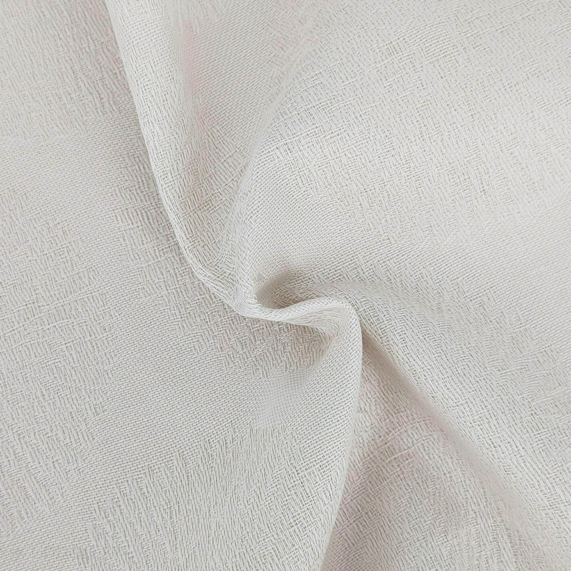 Nappe ovale 180x240 cm HÉLIOS Ecru 100% coton + enduction acrylique