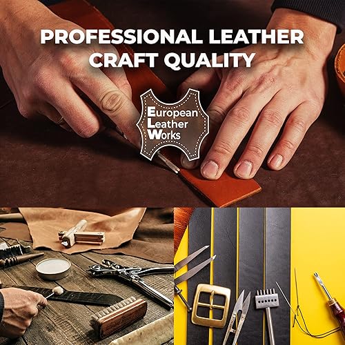 Miniatura 9 de ELW - Correas negras de 5-6 oz (0.079-0.094 in) de ancho, cinturones, tiras de 1 pulgada de ancho x 40 pulgadas de largo (1.0 in x 3.5 ft) de cuero