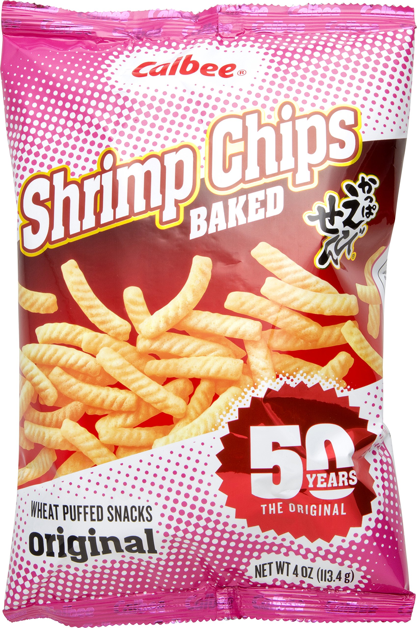 Calbee Shrimp Chips Original, 4 oz (Pack of 3)