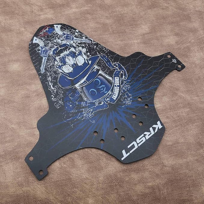 Kit 2 Guardabarros MTB Azul y Negro 26" 27.5" 29" miniatura 8