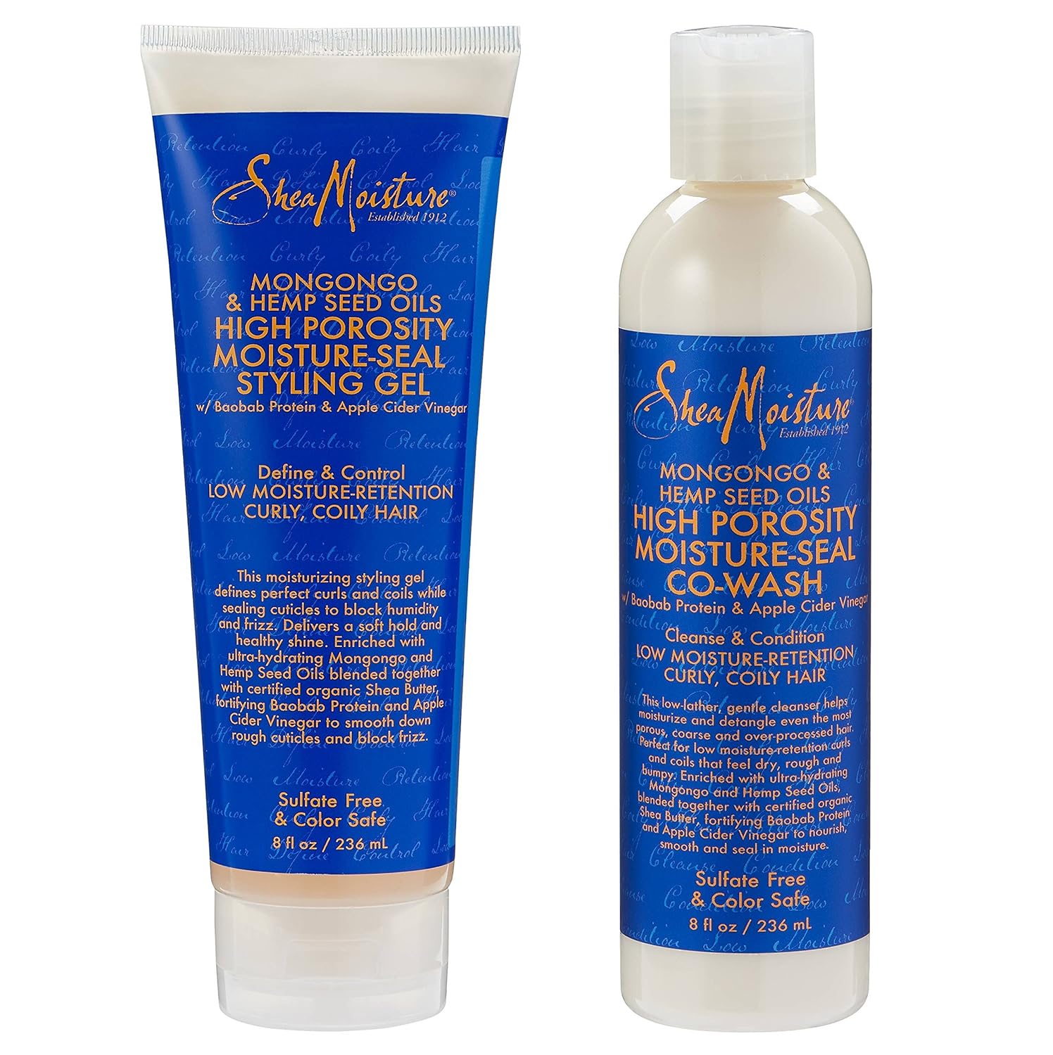 Buy Shea Moisture Mongongo & Hemp Seed Oils High Porosity MoistureSeal